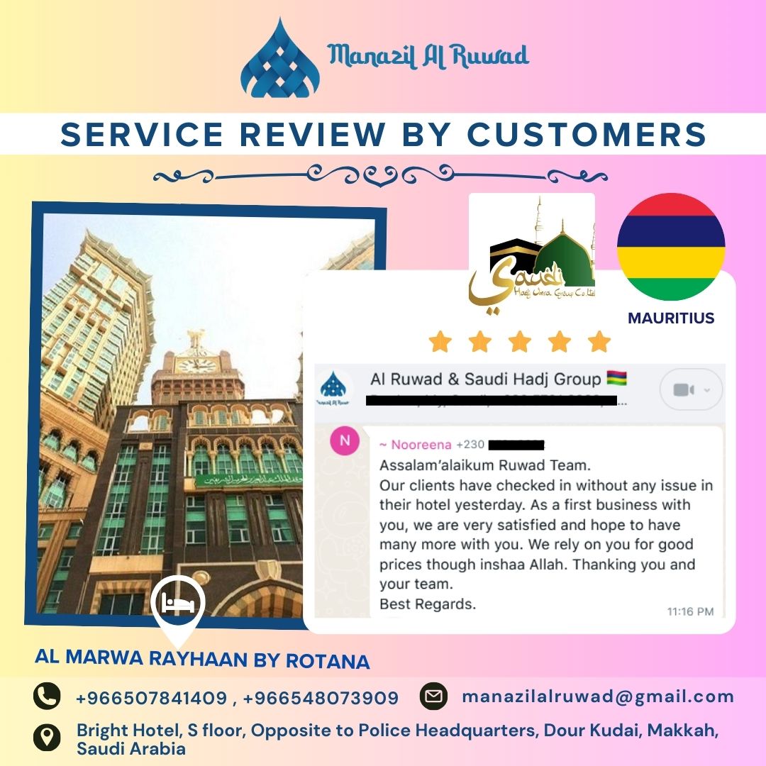 Saudi Hadj Group Customer Review